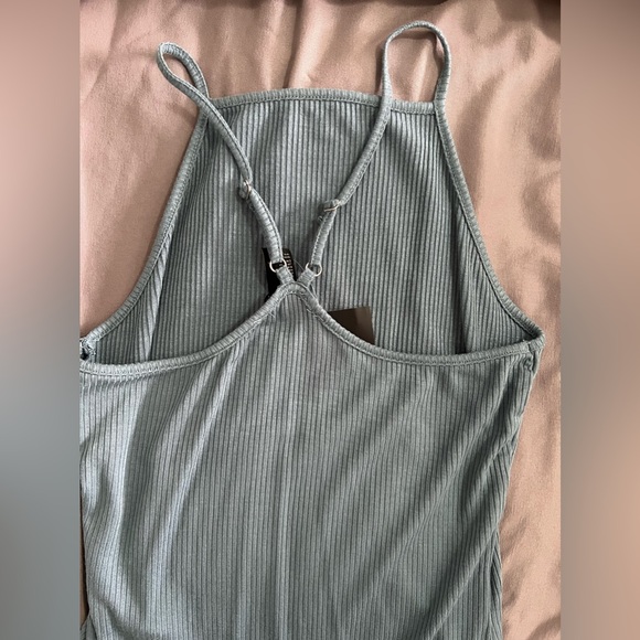 *NWT* FOREVER 21 TEAL RIBBED BODYSUIT - MEDIUM - Picture 4 of 7